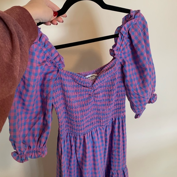 Gingham tiered cotton dress - Picture 10 of 10